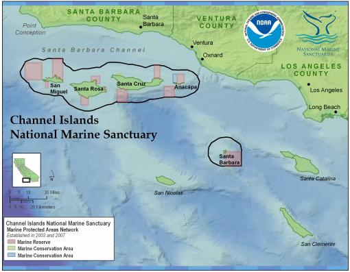 Channel Islands map