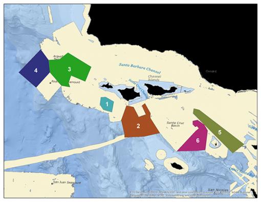 Map of CINMS dive targets