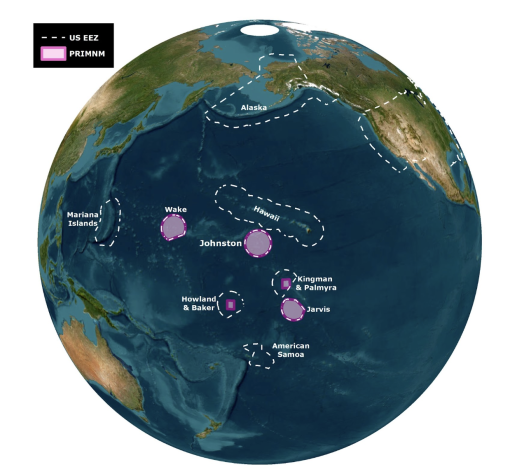 Located ~800 miles south of Hawaiʻi in the Pacific Remote Islands Marine National Monument (PRIMNM), this region contains some of the most pristine marine ecosystems on Earth, although large seafloor areas remain completely unexplored.