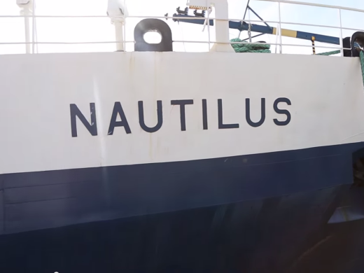 Bow of E/V Nautilus