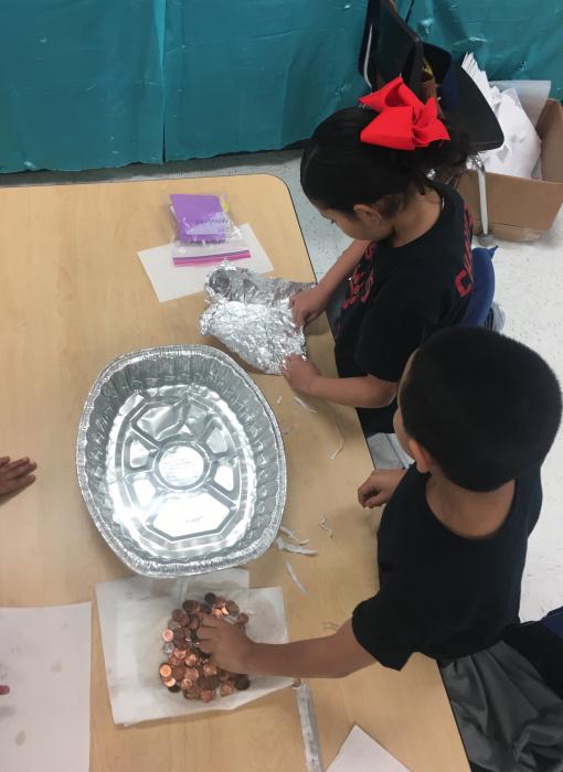 West Oso ISD JFK Elementary 1st graders excelled at the Nautilus penny boat buoyancy challenge!