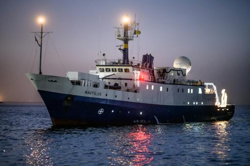E/V Nautilus at Port.